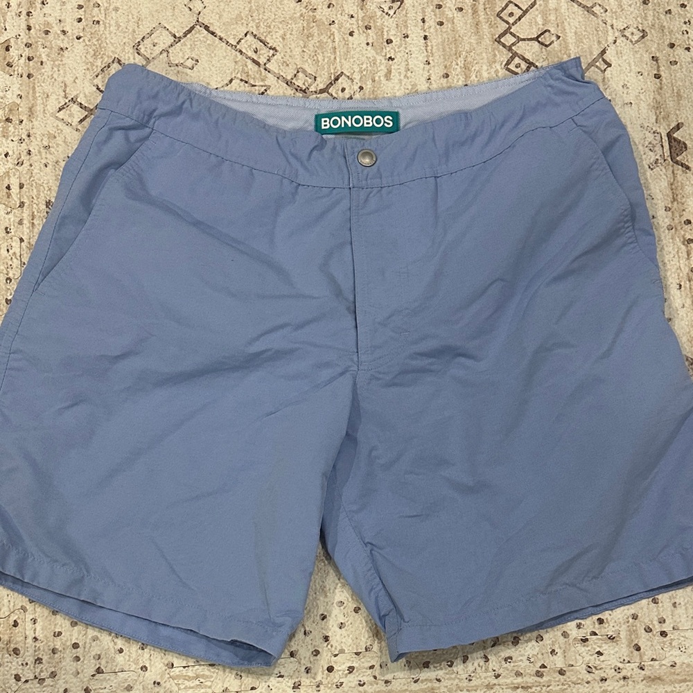 Bonobos baby blue swim trunks 7 inch